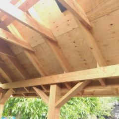 Dakconstructie tuinoverkapping  - Hoveniersbedrijf C.K. van Mourik Buurmalsen West-Betuwe Buren Tiel Culemborg