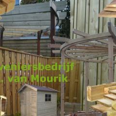 Diverse toepassingen van tuinhout in de tuin - Hoveniersbedrijf C.K. van Mourik
