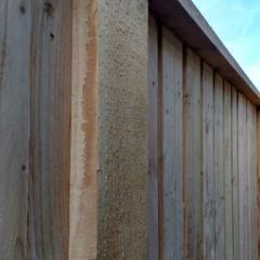 Douglashout palen 150x150 planken 22x150 - Hoveniersbedrijf C.K. van Mourik Geldermalsen Tiel Culemborg
