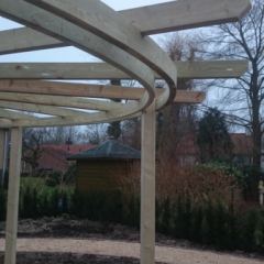 Rondingen worden speciaal gevormd en zijn uniek per project - Hoveniersbedrijf C.K. van Mourik