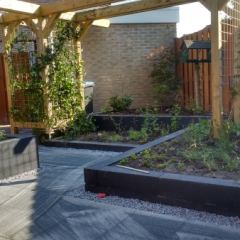 Achtertuin renovatie. Hoveniersbedrijf C.K. van Mourik Geldermalsen - Tiel - Culemborg