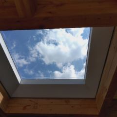 Lichtkoepel in terrasoverkapping voor meer lichtopbrengs  - Hoveniersbedrijf C.K. van Mourik West-Betuwe Geldermalsen Tiel Culemborg