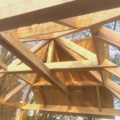 Kapconstructie voor tuinprieel - Hoveniersbedrijf C.K. van Mourik West Betuwe, Tiel, Culemborg, Geldermalsen, Buren