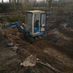 Renovatie van een vijver - Hoveniersbedrijf C.K. van Mourik