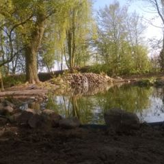 Vijver met waterval  - Hoveniersbedrijf C.K. van Mourik